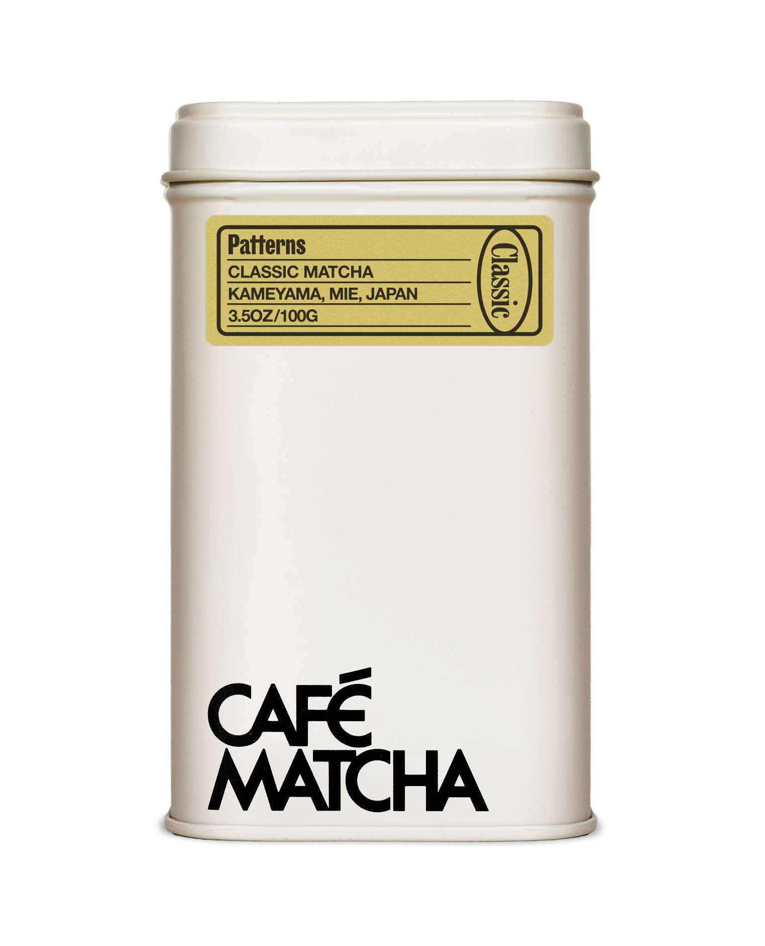 Café Matcha 100mg Patterns Matcha container